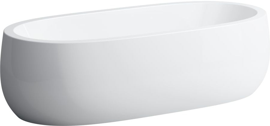 Laufen Alessi One vrijstaand bad 183x87 cm ovaal wit H2459720006251