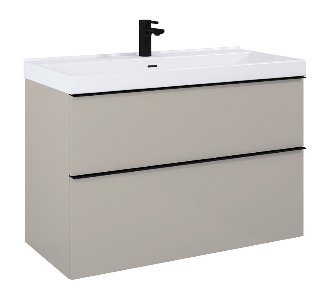 Elita Look kast 100x44.9x63.5 cm hangend onder de wastafel beige RE011000027020