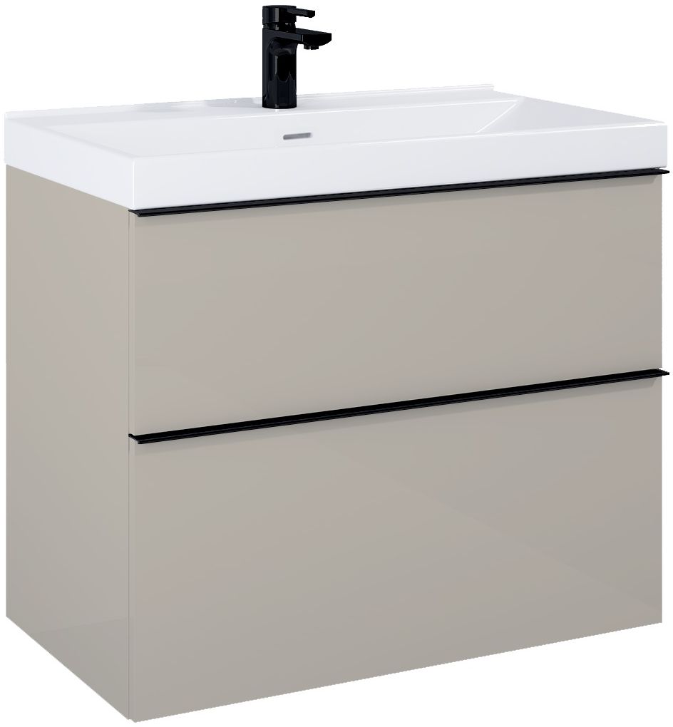 Elita Look kast 80x44.9x63.5 cm hangend onder de wastafel beige RE010801027020