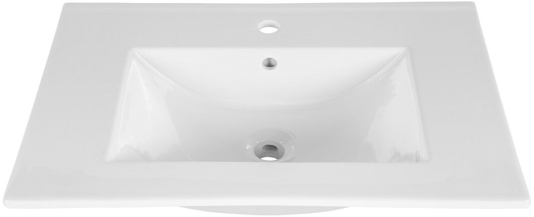 Comad Lava wastafel 81x46 cm rechthoekig meubel wit glans UM-CFP LAVA 80D DP