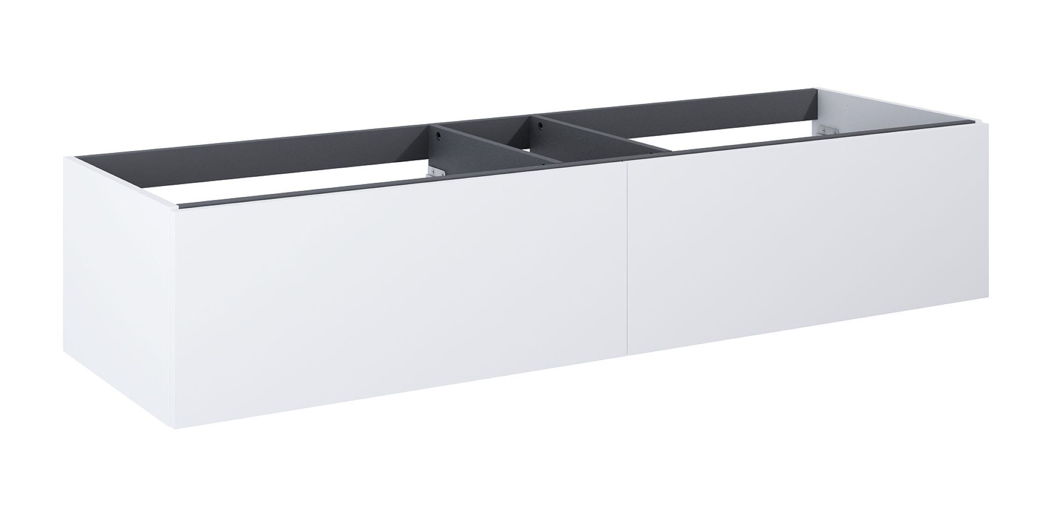 Elita Look Slim kast 160x44.9x31.8 cm hangend onder de wastafel wit RE081604025290