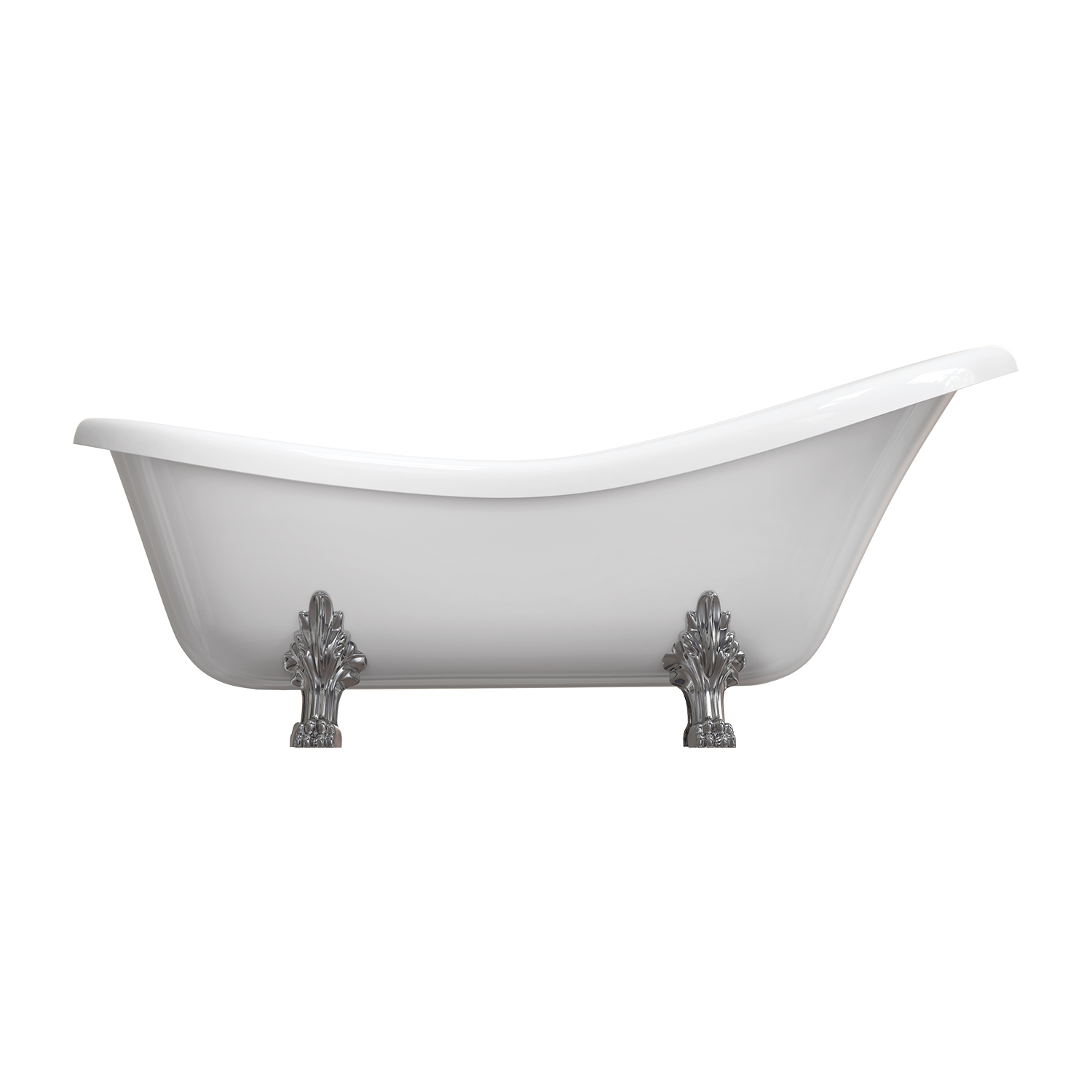 Omnires M+ vrijstaand bad 175x82 cm ovaal wit ATENA174BP