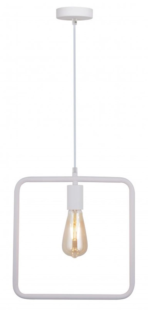 GTV Lija hanglamp 1x40 W wit OS-LI-E27-00-DEC