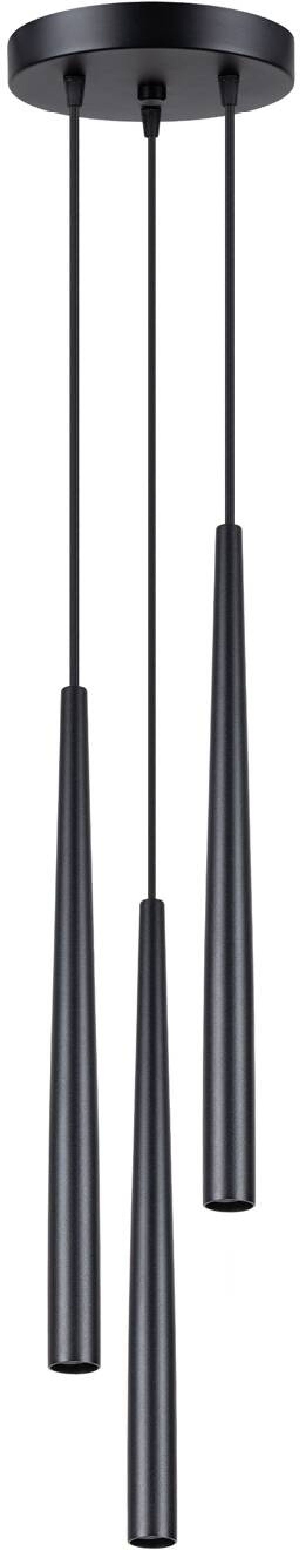 Sollux Lighting Bliss hanglamp 3x8 W zwart SL.1463