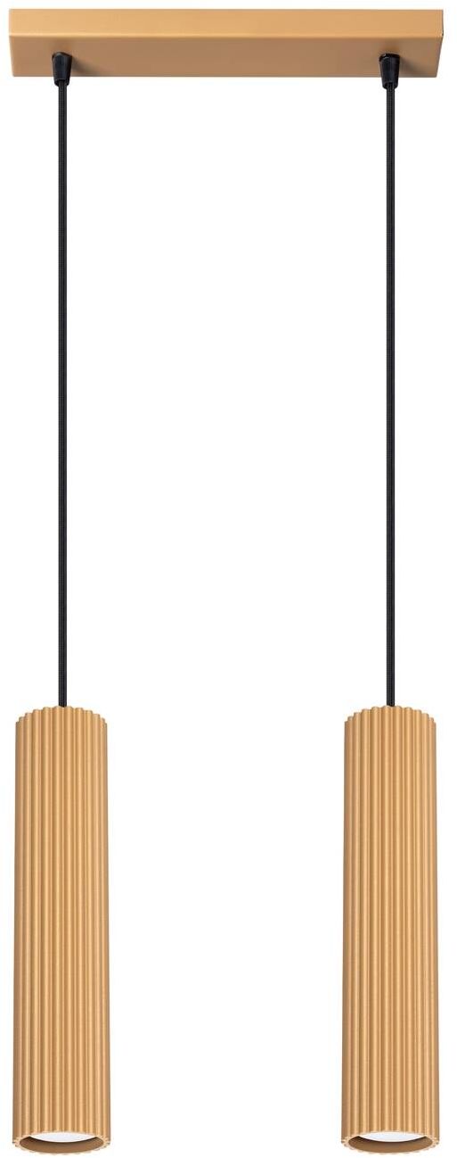 Sollux Lighting Karbon hanglamp 2x10 W gouden SL.1555