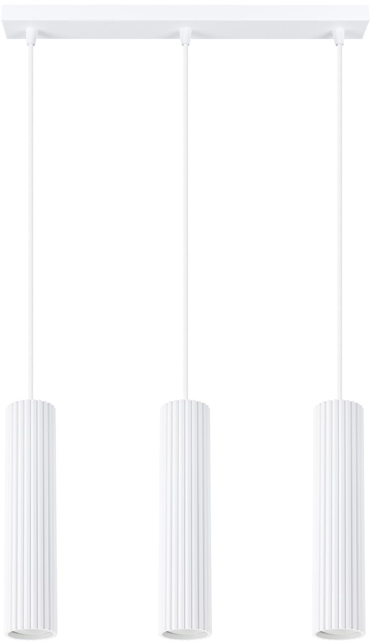 Sollux Lighting Karbon hanglamp 3x10 W wit SL.1537