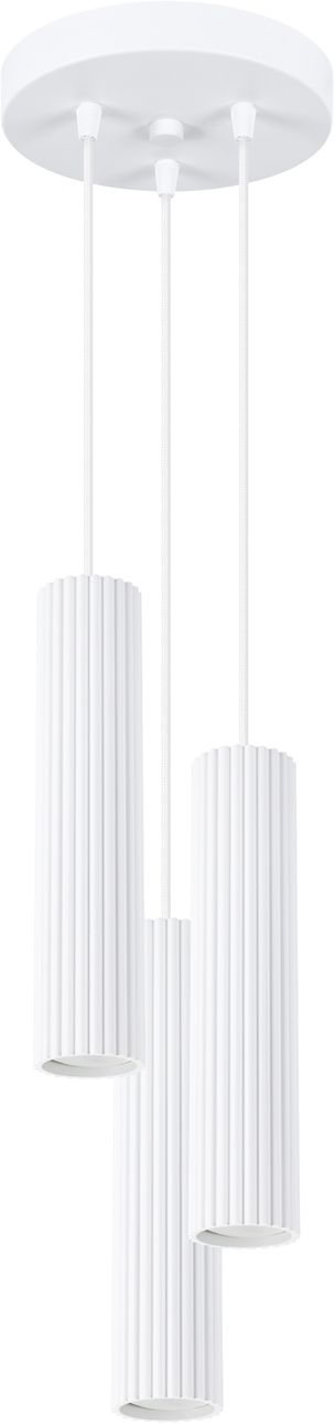 Sollux Lighting Karbon hanglamp 3x10 W wit SL.1538