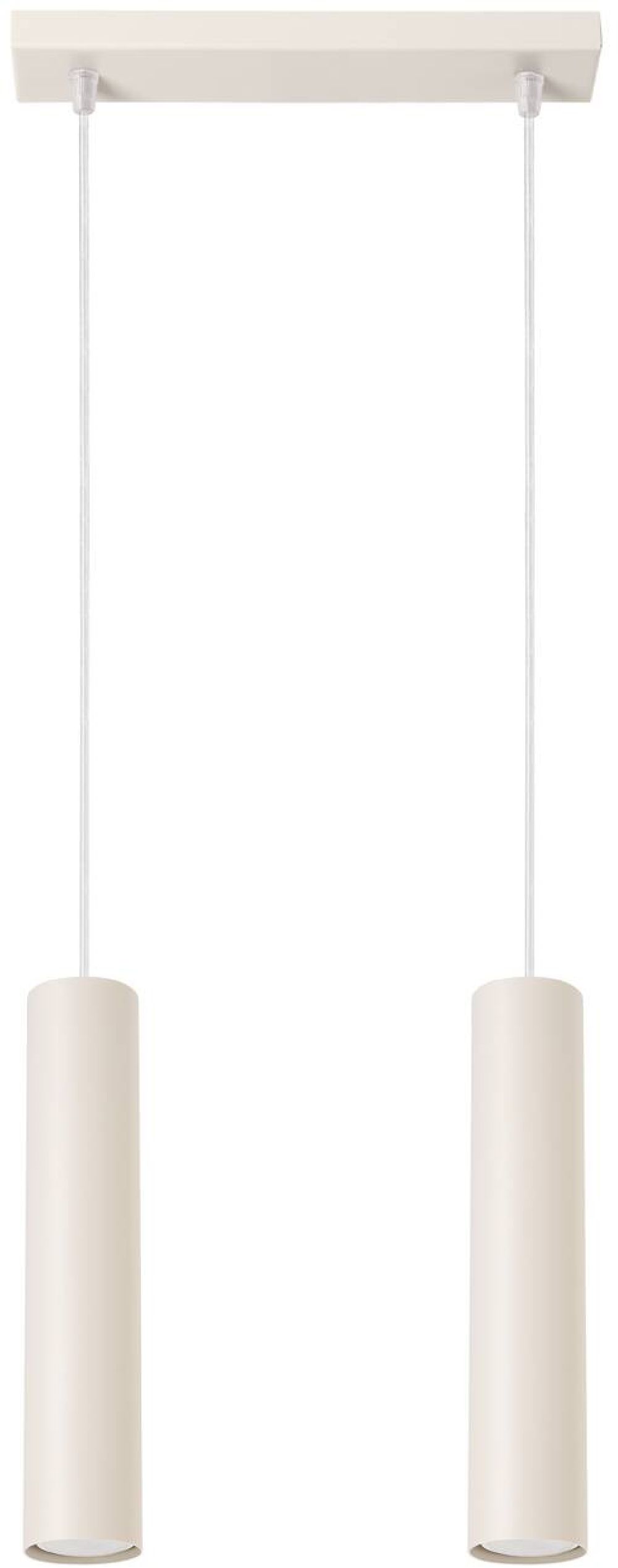 Sollux Lighting Lagos hanglamp 2x10 W beige SL.1480