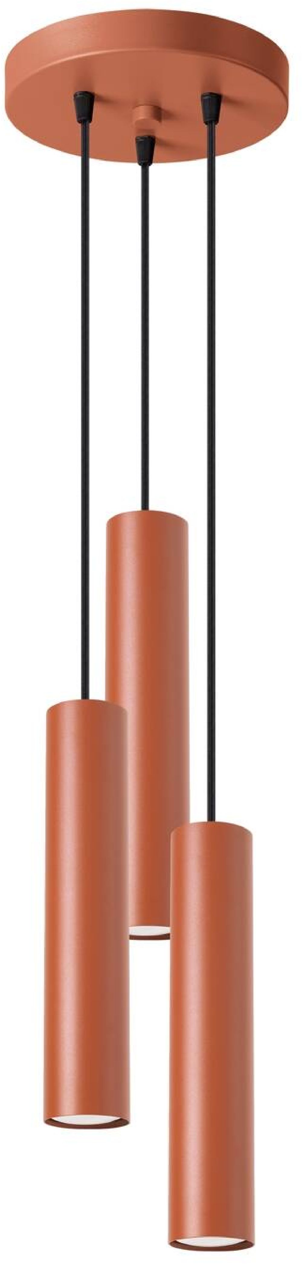 Sollux Lighting Lagos hanglamp 3x10 W rood SL.1492
