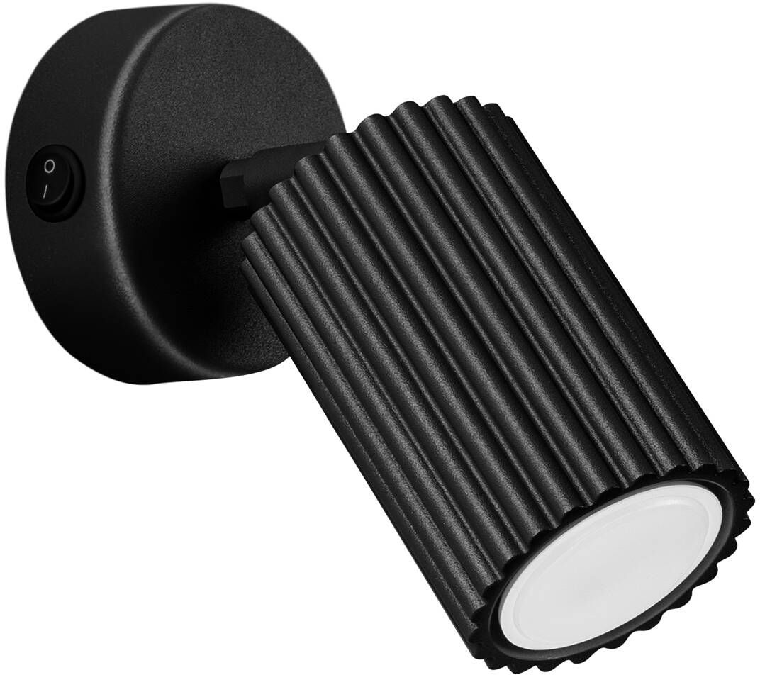 Sollux Lighting Karbon wandlamp 1x10 W zwart SL.1579