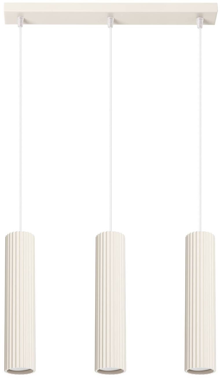 Sollux Lighting Karbon hanglamp 3x10 W beige SL.1594