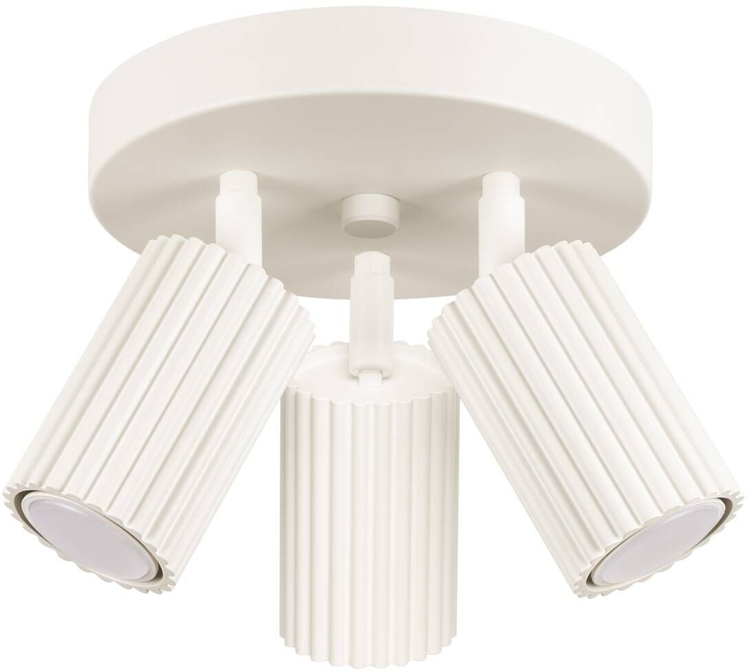 Sollux Lighting Karbon plafondlamp 3x10 W beige SL.1601