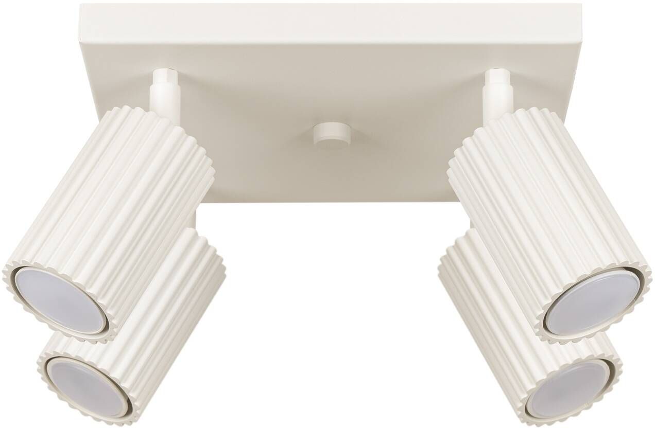 Sollux Lighting Karbon plafondlamp 4x10 W beige SL.1602