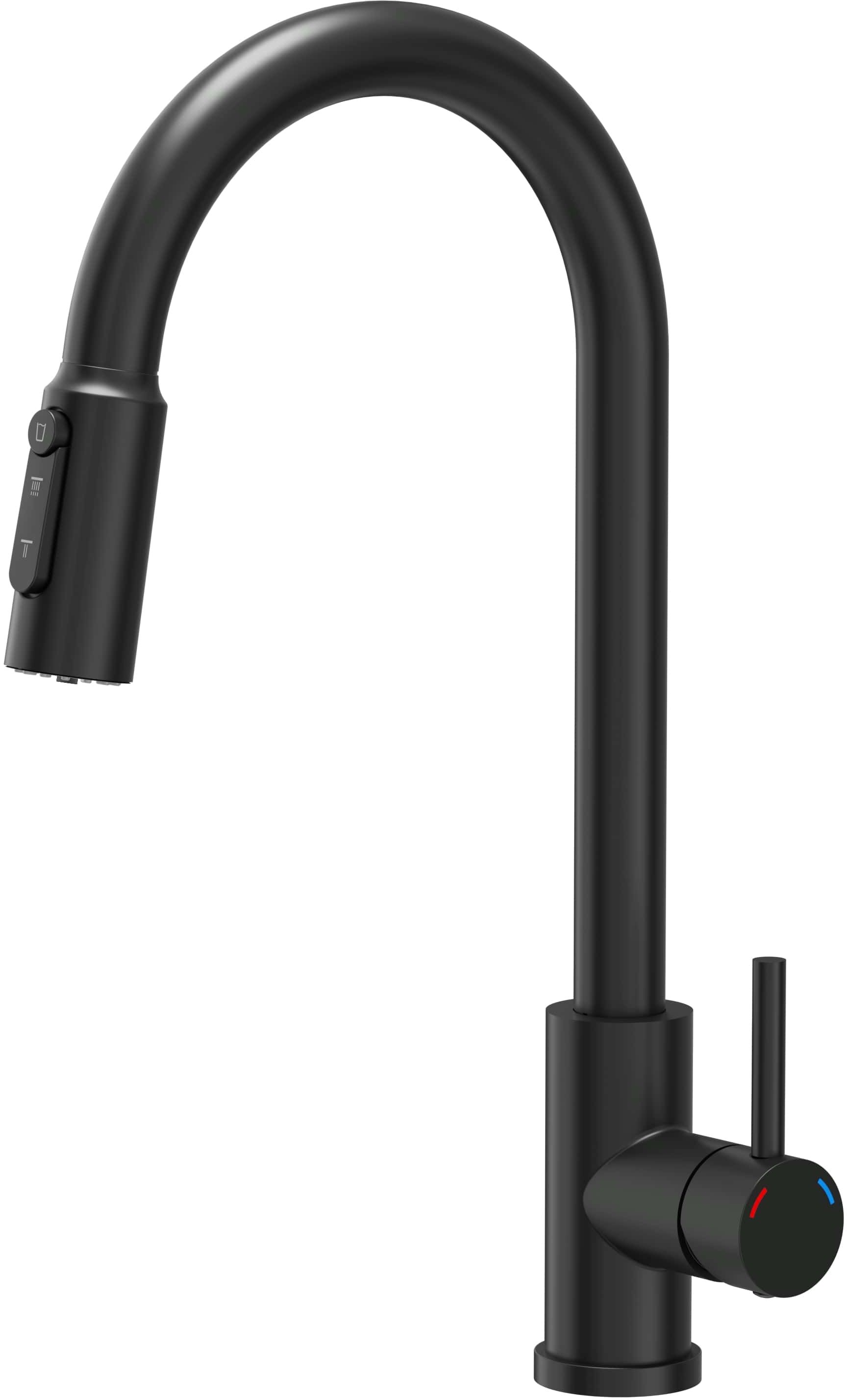 Quadron Cindy waterfilterkraan staand zwart 52140BLM