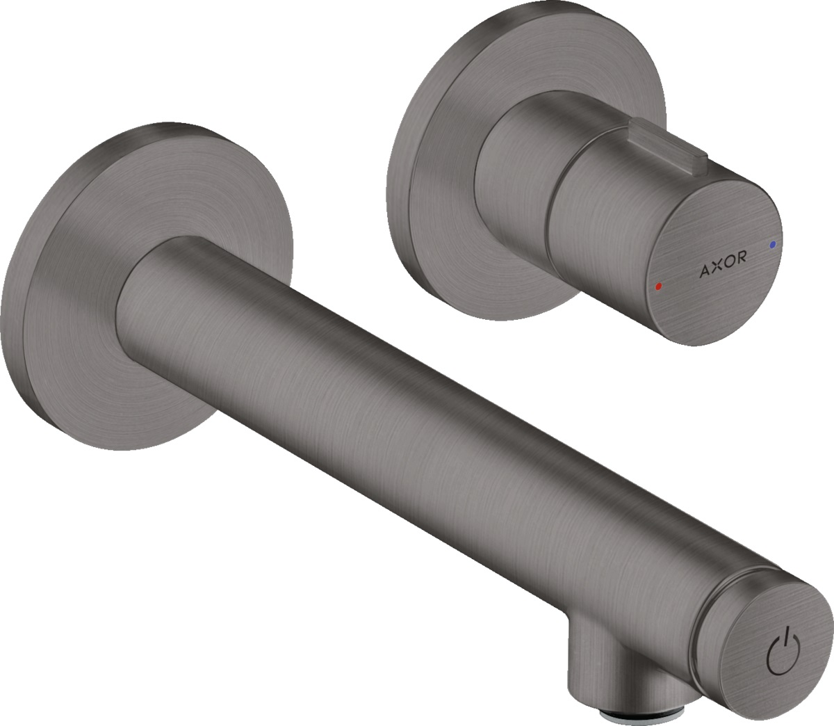 Axor Uno wastafelkraan inbouw zwart 45112340