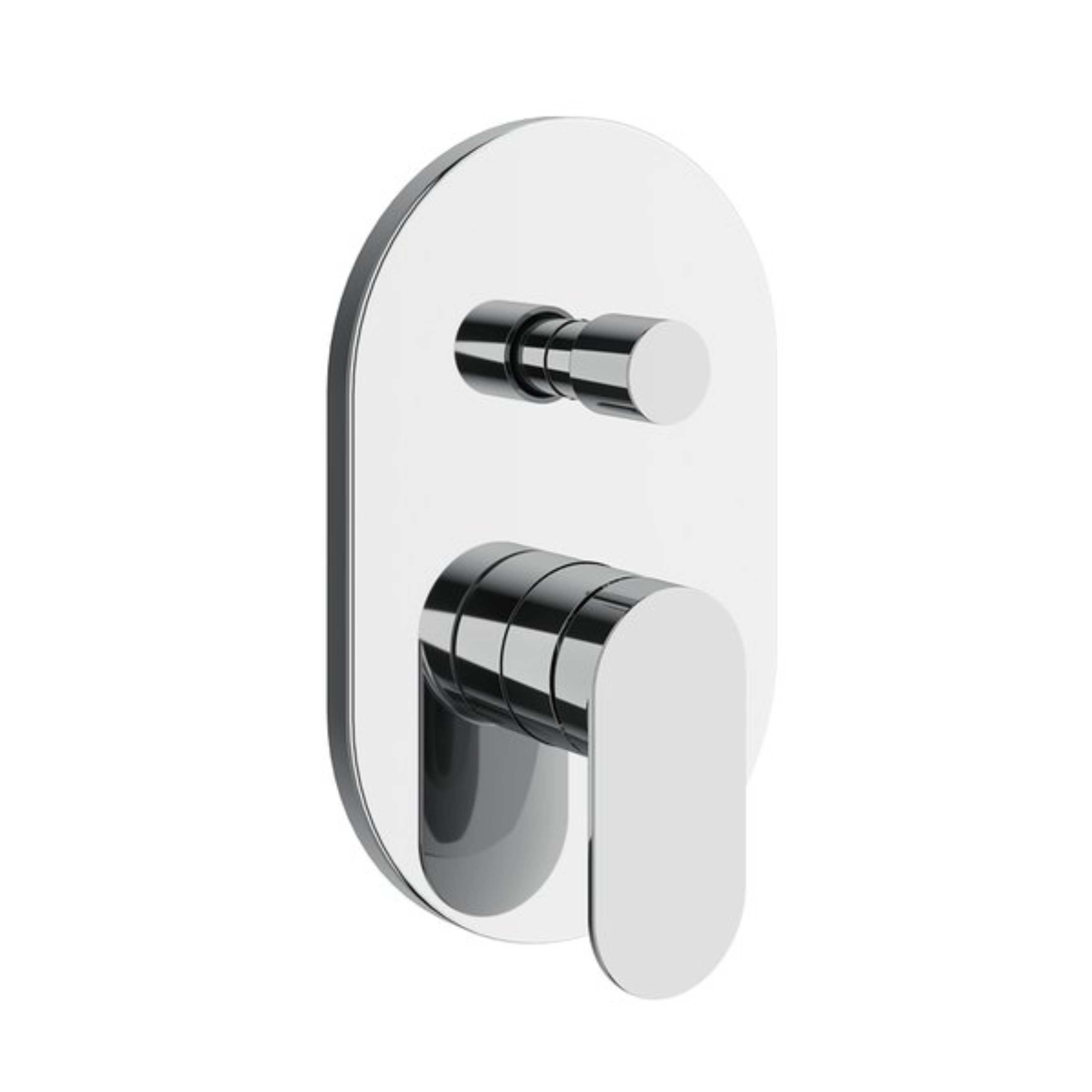 Ravak Chrome II bad- en douchekraan inbouw chroom X070454