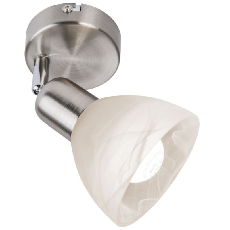 Globo Lighting Daytona wandlamp 1x5 W wit-nikkel 818901016X