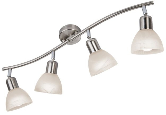 Globo Lighting Daytona wandlamp 4x5 W wit-nikkel 818904016X