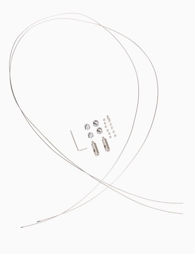 MaxLight Magnetic railophangingsset x W chroom MA0008