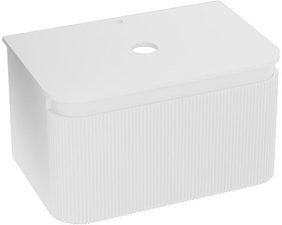 LaVita Vermont kast met werkblad 80x50x50 cm hangend onder de wastafel wit 5900378339816