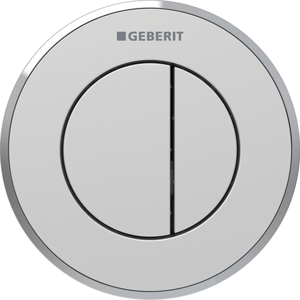 Geberit Typ 10 spoelknop voor het toilet mat chroom 116.055.JQ.1