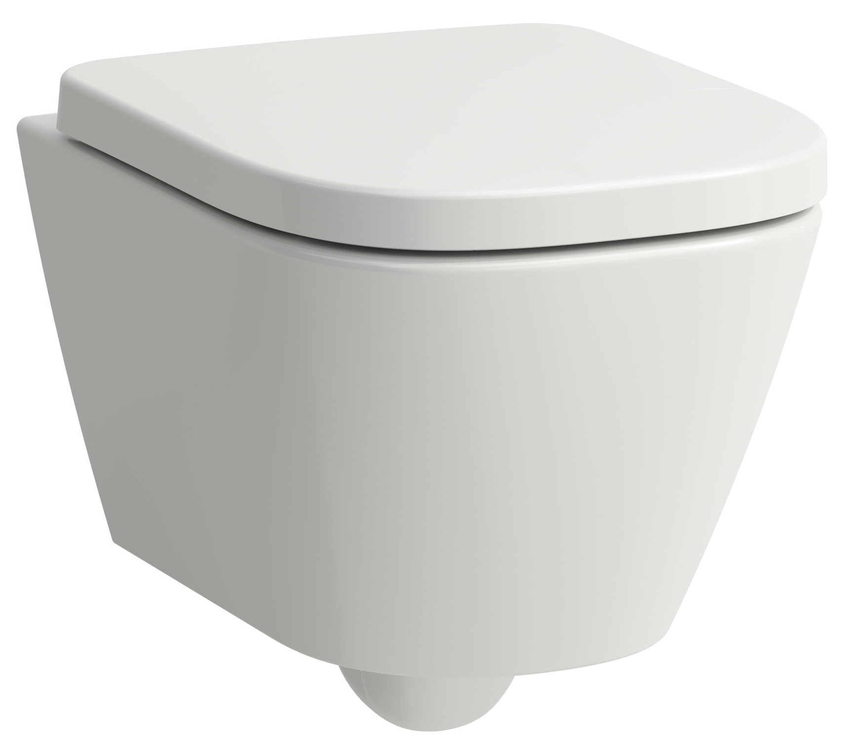 Laufen Meda toiletpot hangend zonder kraag met vortexspoeling wit glans H8201134000001