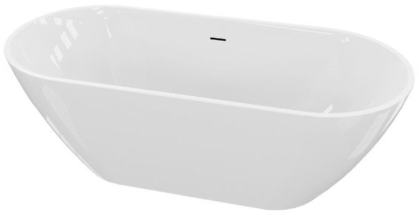 LaVita Irun vrijstaand bad 160x73 cm ovaal wit 5900378345138