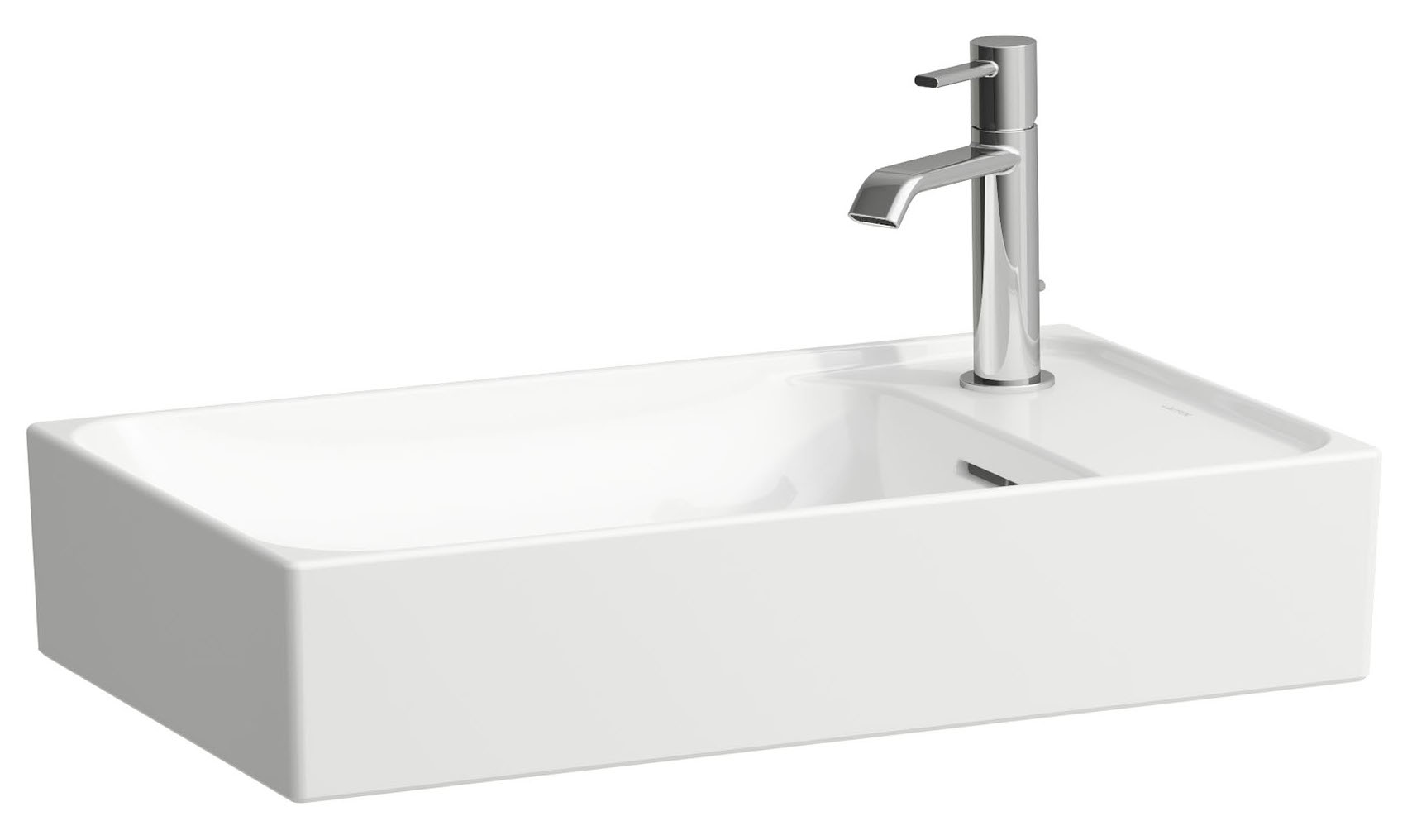 Laufen Meda wastafel 60x35 cm rechthoekig opbouw wit mat H8121137571121