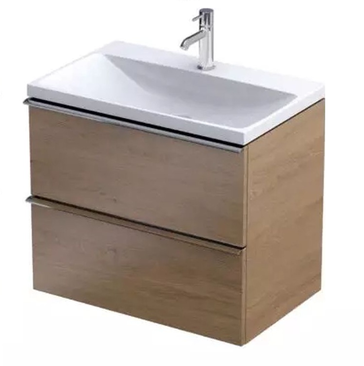 Oristo Etna kast 60x38x50 cm hangend onder de wastafel eik OR52C-SD2S-60-78
