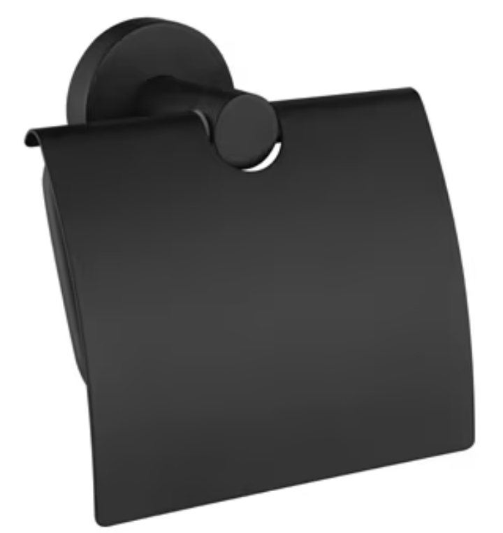 Kronenbach Lima 2.0 Black toiletpapierhouder zwart 29.200.100.0005