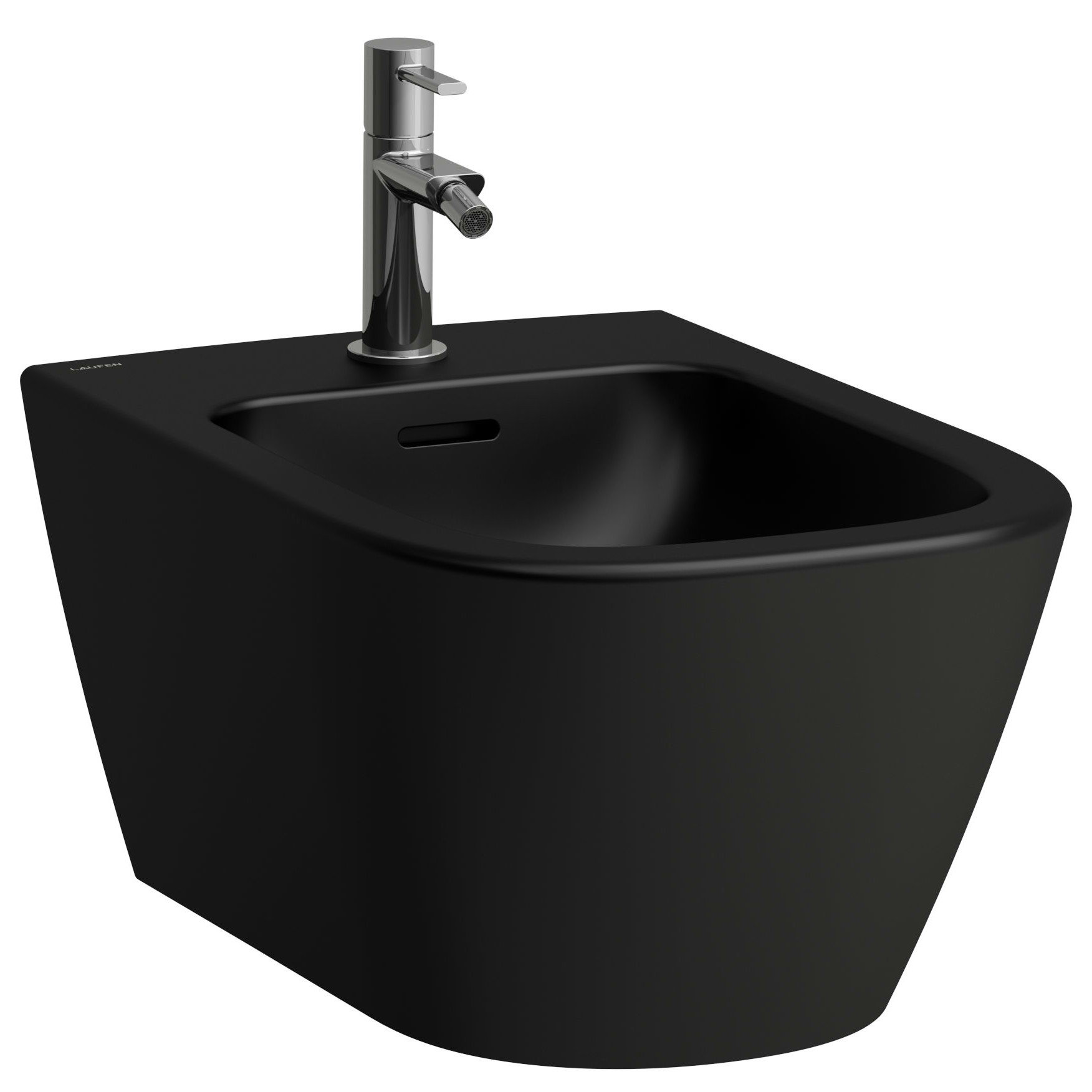 Laufen Meda bidet wandhangend zwart H8301107163021