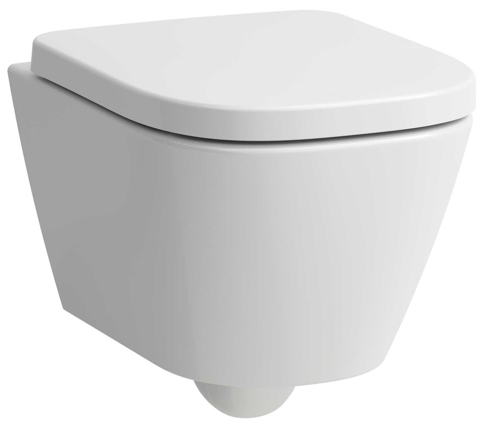 Laufen Meda toiletpot hangend zonder kraag met vortexspoeling wit mat H8201137570001