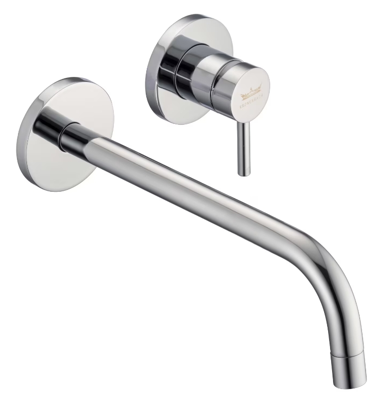 Kronenbach Lima 2.0 wastafelkraan inbouw chroom 100.1824CRKBN