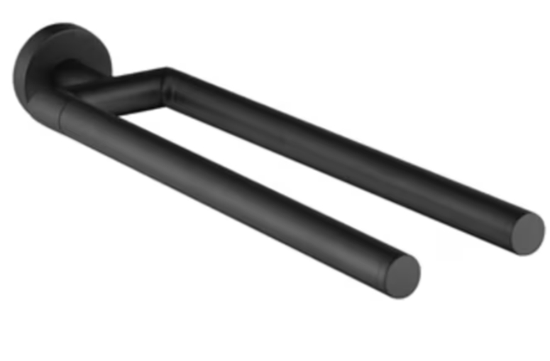 Kronenbach Lima 2.0 Black handdoekhanger zwart 29.200.075.0005