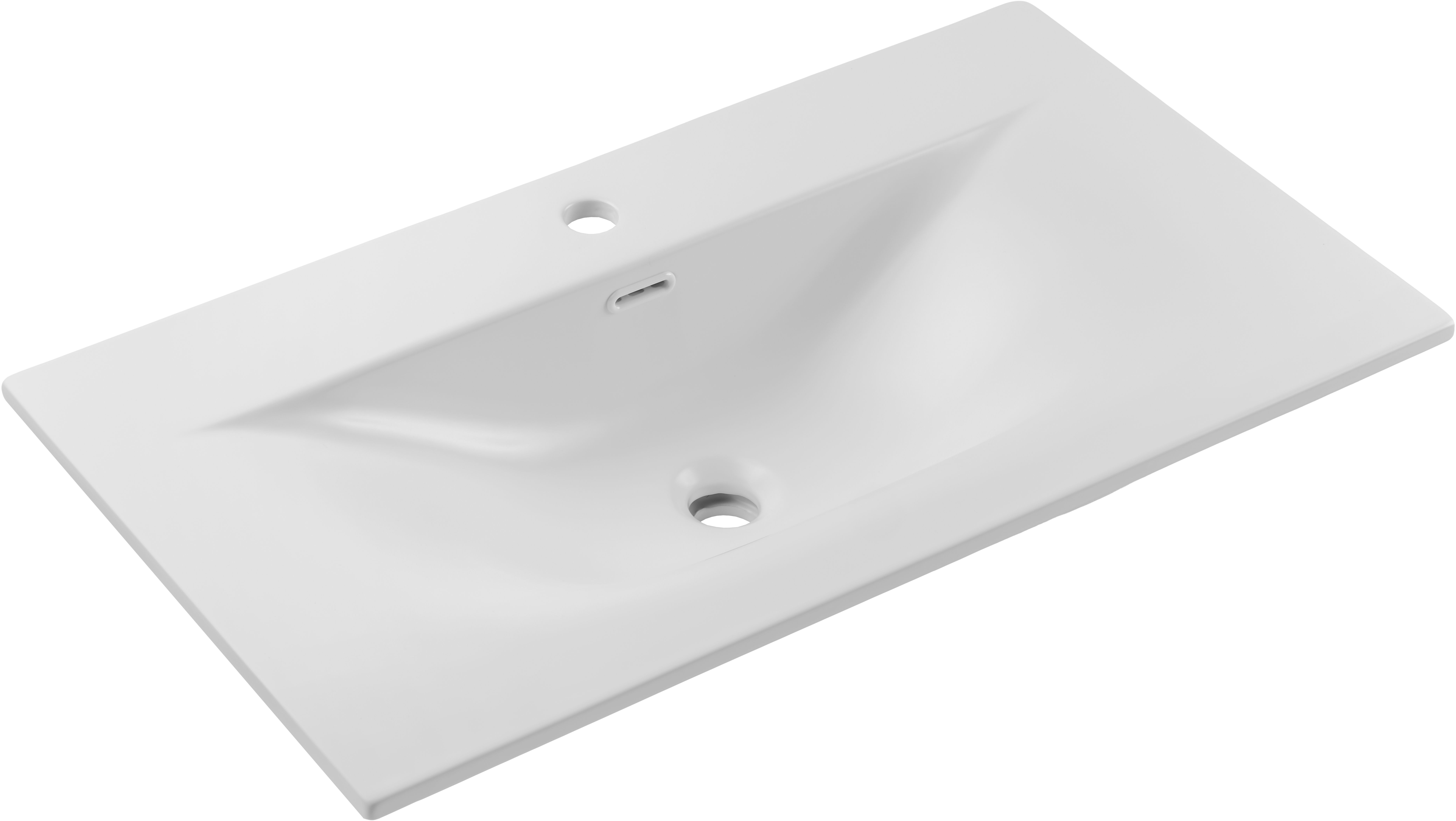 Comad Sky wastafel 81x46 cm rechthoekig meubel wit mat SKY 1 80 DP MATT WHITE ( E-8099-80 )