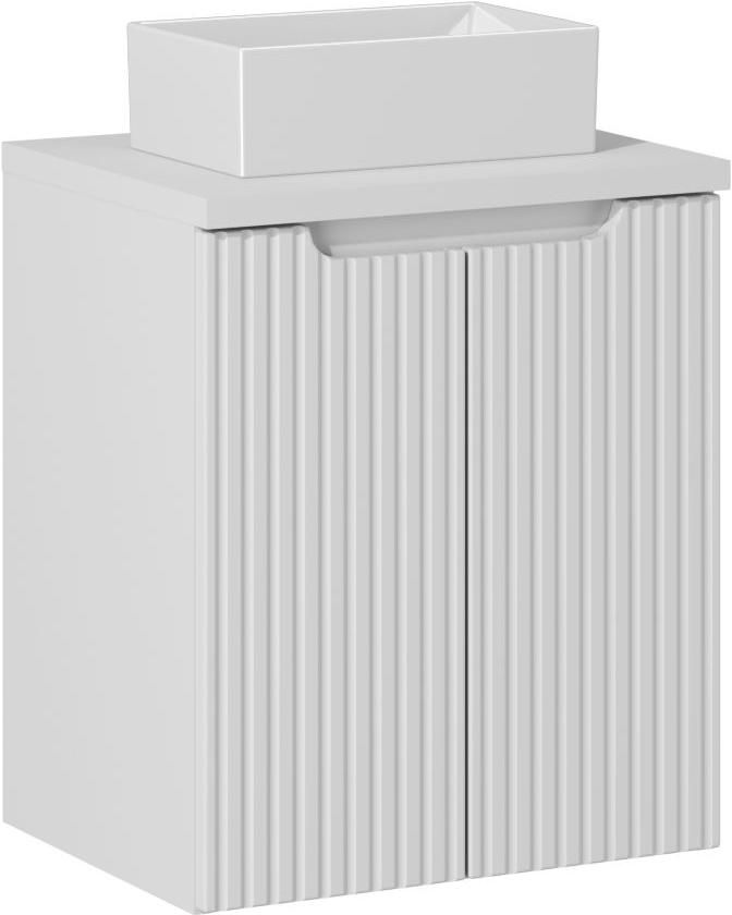 Set kast Comad Nova White NOVA WHITE 82-50-2D, wastafel Comad Gaja UN-GAJA35-SW 78570A(35), NOVA WHITE 89-50