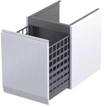 Oristo Brylant kast 40x45.5x50 cm hangend langs de zijkant wit OR36-SN1S-40-2R