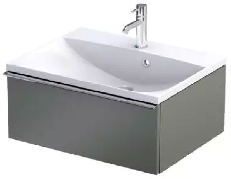 Oristo Etna kast 59.6x45.5x25 cm hangend onder de wastafel groen OR52-SD1S-60-17