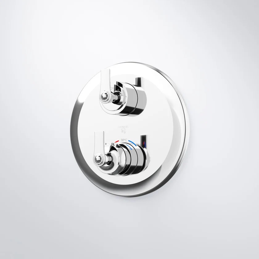 Steinberg 350 douchekraan inbouw met thermostaat chroom 35041333