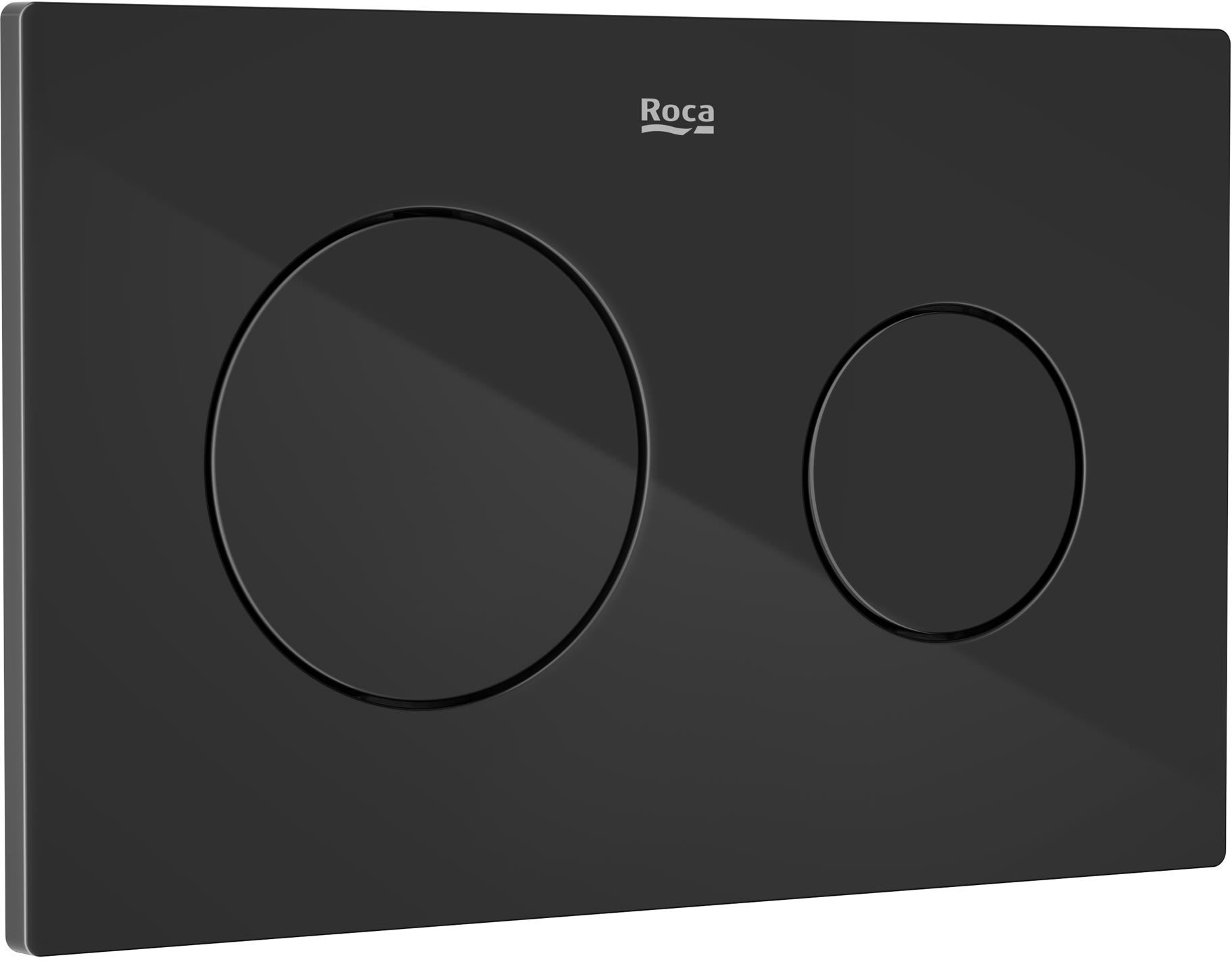 Roca PL spoelknop voor het toilet zwart A8901890CN