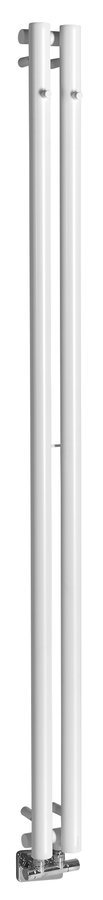 Sapho Pilon badkamerverwarming decoratief 180x12.2 cm wit IZ125T