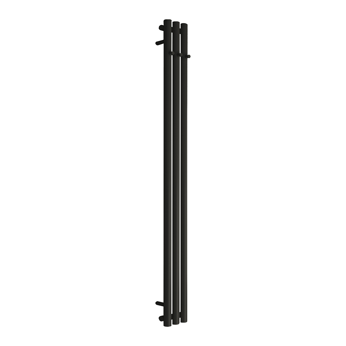 Oltens Stang badkamerverwarming decoratief 150x15 cm mat zwart 55019300