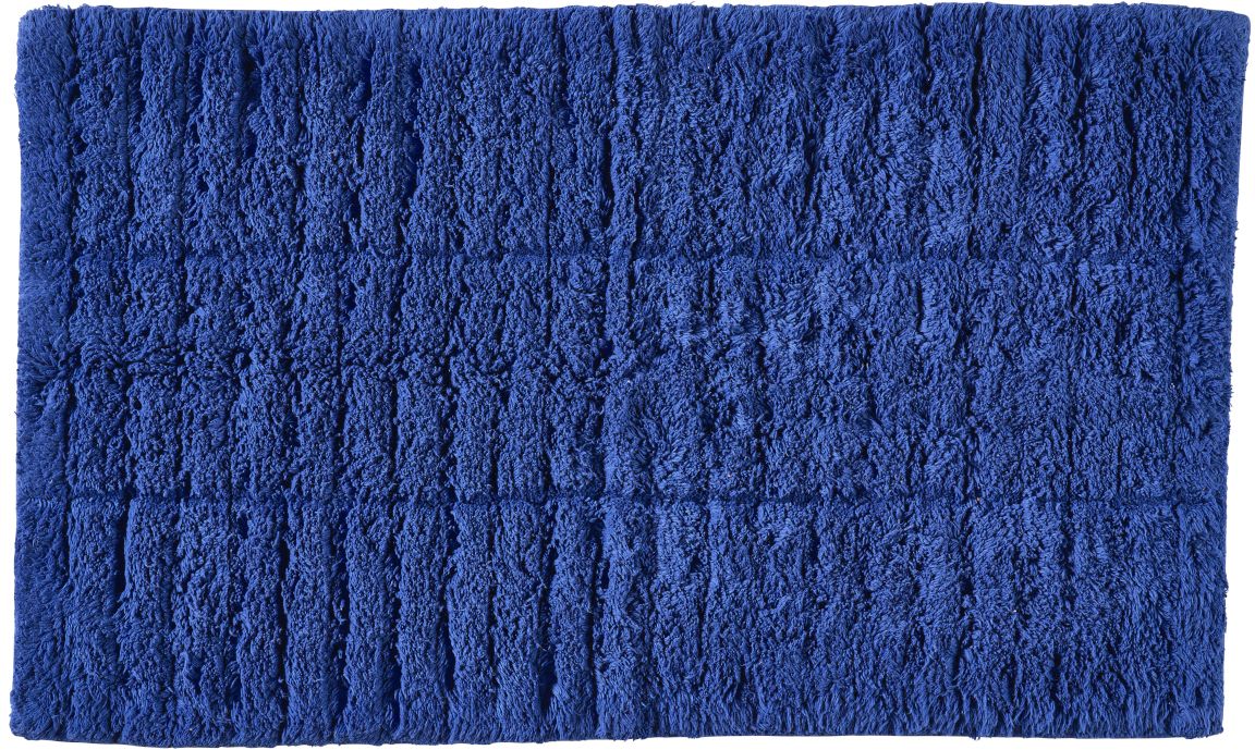 Zone Denmark Tiles badkamermatje 80x50 cm rechthoekig blauw 31574