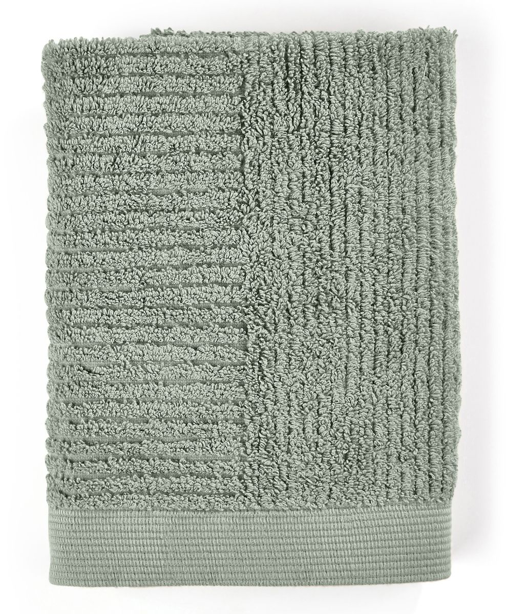 Zone Denmark Classic handdoek 70x50 cm katoen groen 15359