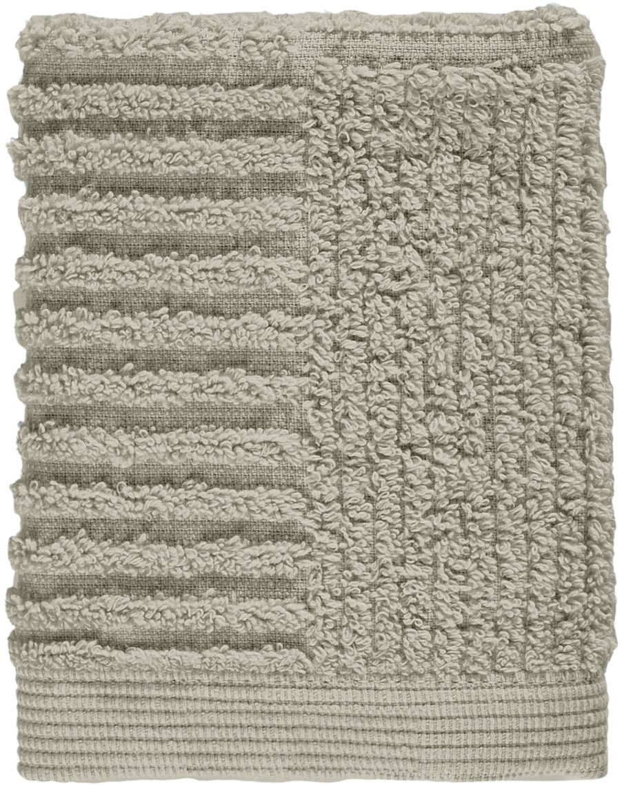 Zone Denmark Classic handdoek 30x30 cm katoen groen 331949