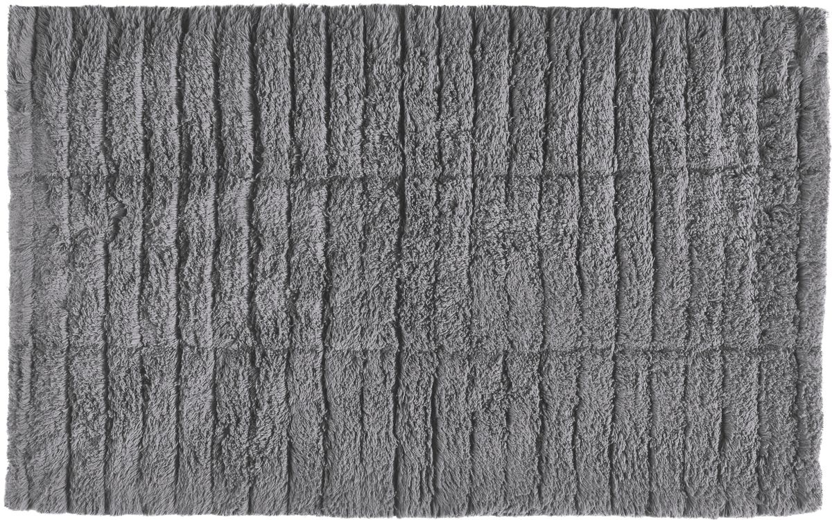 Zone Denmark Tiles badkamermatje 80x50 cm rechthoekig grijs 13533