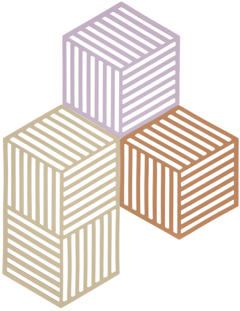 Zone Denmark Hexagon keukenstandaard 24x14x cm kleurenmix 32701