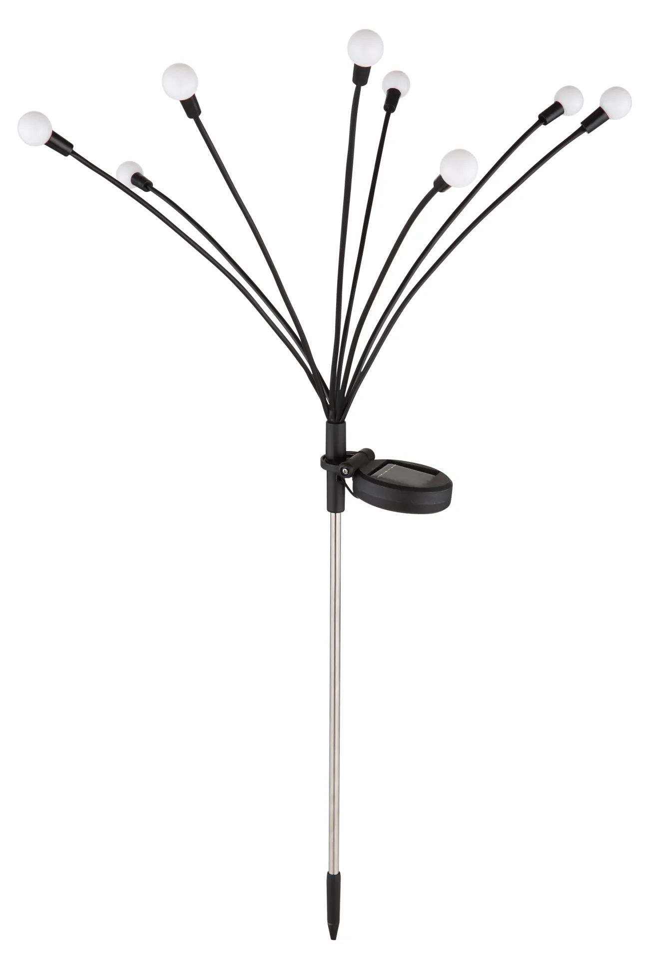 Globo Lighting Solar solar staanlamp 1x0.06 W zwart 336090-8