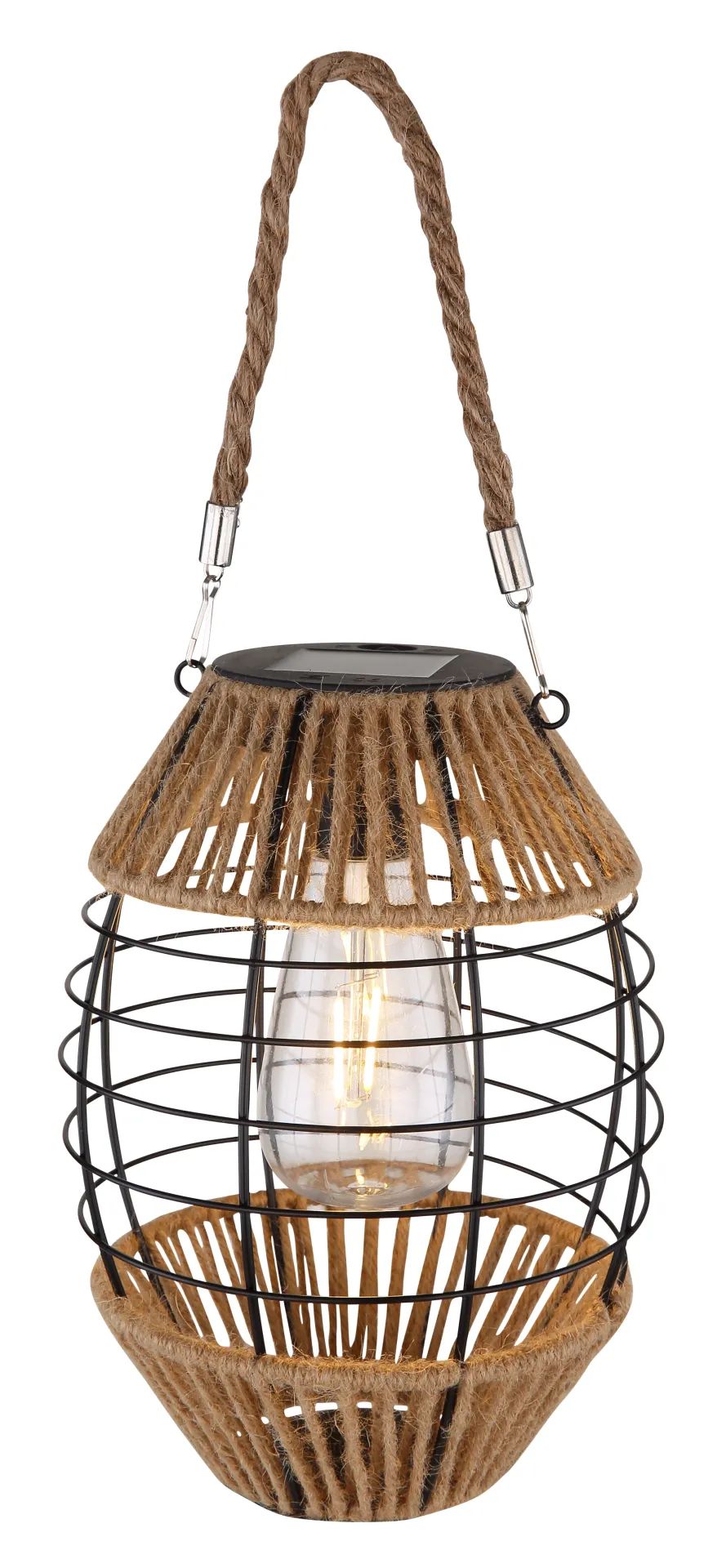 Globo Lighting Solar tafellamp op zonne-energie 1x2 W zwart 36669