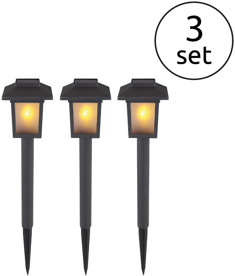 Globo Lighting Solar grondlamp 1x0.1 W zwart 33577-3